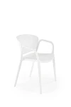 Záhradná stolička K491 – biela