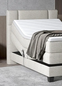 Boxspring postel REY - 100x200 + elektrické polohování. FURNIPOL
