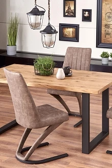 Rozkladací jedálenský stôl PEREZ 160 cm, dub