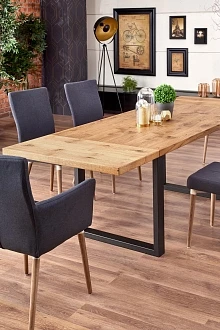 Rozkladací jedálenský stôl PEREZ 160 cm, dub