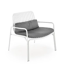 Záhradné kreslo MELBY – biele
