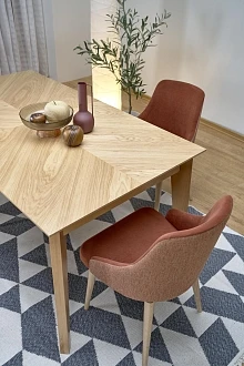 Rozkladací jedálenský stôl EDMONDO 240 cm, dub, pre 8 osôb