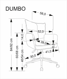 Kancelářská židle DUMBO - Furnipol.cz