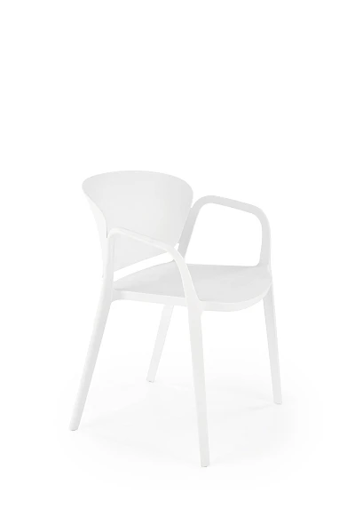Záhradná stolička K491 – biela