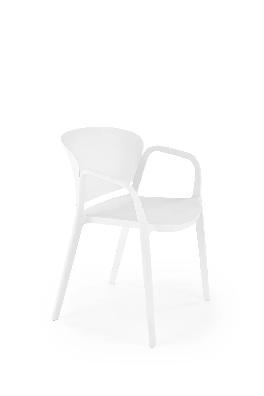 Záhradná stolička K491 – biela