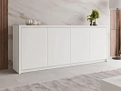 Komoda SOLID 4D - Biela