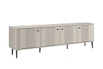 TV stolek Vesper 4D 187 cm  - Kašmírová / černé nožky