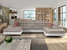 Rohová sedačka COTERE BIS - Soft 017 + Uttario Velvet 2979 + Uttario Velvet 2955