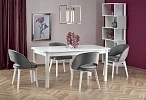 Rozkladací jedálenský stôl FLORIAN pre 8 osôb, dub - Biela