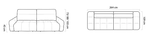Pohovka MATEO BIGSOFA - Furnipol