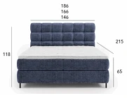 Boxspring postel BUBBLE. Furnipol.