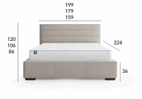 Postel SYLVI 180x200. FURNIPOL