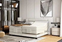 Boxspring postel REY - 140x200 + elektrické polohování. FURNIPOL