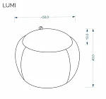 Taburet LUMI s úložným prostorem - Furnipol.cz