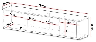 TV stolek HILAFIN 4K - Furnipol.cz