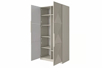 Šatní skříň ASHA 100 cm kašmír kašmírové úchytky 1.jpg