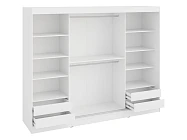 Šatní skříň NORLIO 250 s posuvnými dveřmi