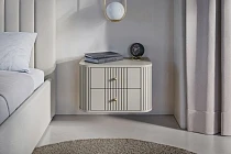 Set závěsných nočních stolků Vesper 56 cm - kašmírová zlaté úchytky 11.jpg