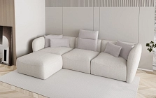 Rohová sedací souprava CANDELO MINI 80 308 cm – modulární, HR pěna
