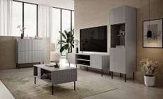 Komoda s drážkovaným povrchom ASENSIO KM-2 