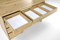 Toaletný stolík so zrkadlom Hollywood XL, dub artisan 