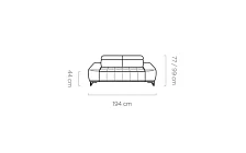 PALLADIO SOFA 2E d - Furnipol.cz