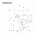 Kreslo ORINOKO  - Bežová