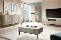 Komoda NICOLE 150 cm kašmír – černé nohy | furnipol.cz