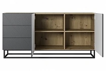 Komoda ASHA 167 cm dub artisan / rivier stone | furnipol.cz