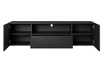 Závěsný TV stolek Asha 167 - Černá