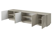 TV stolek ASHA 200 cm kašmír – 5 dvířek | furnipol.cz