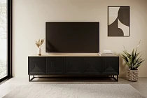 TV stolek ASHA 200 cm dub artisan / černý mat | furnipol.cz