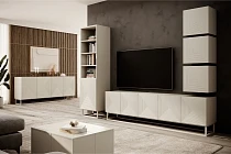 TV stolek ASHA 200 cm kašmír – kašmírový kovový rám | furnipol.cz