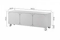 TV stolek SONATIA II 150 - Olivová