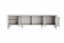 TV stolek Vesper 3D 187 cm  - Kašmír / černé nožky