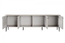 TV stolek Vesper 4D 187 cm  - Kašmírová / černé nožky
