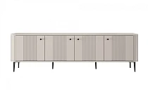 TV stolek Vesper 4D 187 cm  - Kašmírová / černé nožky