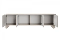 Moderní TV skříňka Vesper 187 cm - Kašmír / čierna