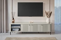 TV stolek Vesper 3D 187 cm  - Kašmír / černé nožky