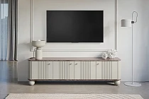 Moderní TV skříňka Vesper 187 cm - Kašmír / Ořech