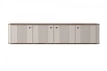 Závěsný TV stolek VESPER 4D 187 cm kašmír –| furnipol.cz