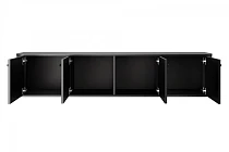 Závěsný TV stolek VESPER 4D 187 cm – černé úchytky | furnipol.cz