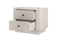 Sada nočních stolků Vesper 56 cm  - Kašmír / čierna
