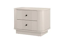 Sada nočních stolků Vesper 56 cm  - Kašmír / čierna