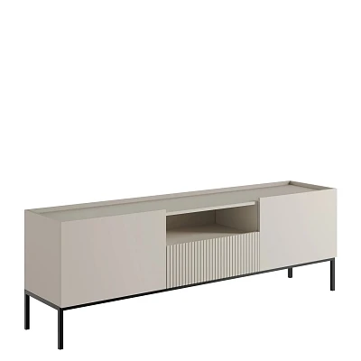TV stolík COMO 180 2D1SZ s drážkovanými čelami – Kašmír