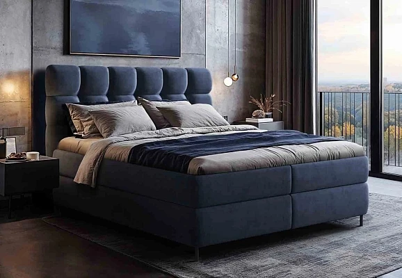 Postel typu boxspring BUBBLE  – 140 × 200