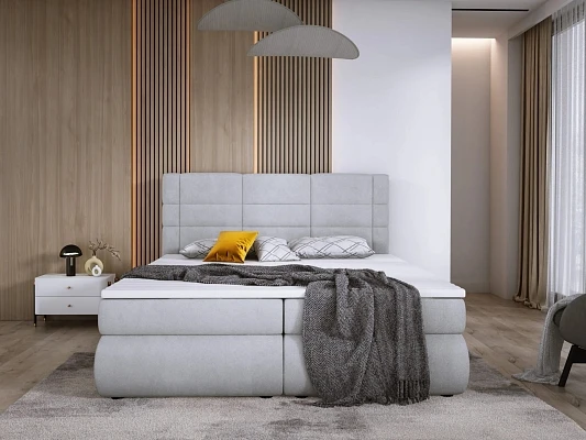 Boxspring – čalúnená manželská posteľ LARGO  – 180 × 200