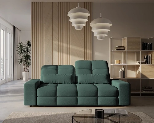 Pohovka s elektrickým vysúvaním MAGNELIO PRESTIGE III, zelená