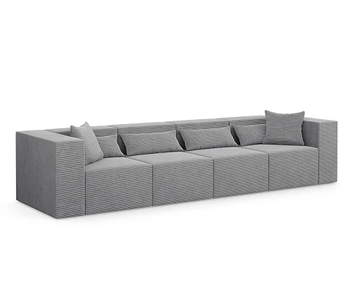 Modulárna pohovka NOVA XL Modul, oceľovo šedá - Poso 55