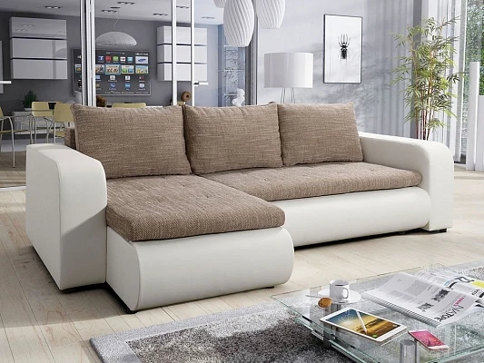 Rozkládací sedačka s úložným prostorem BROOKLYN Soft 017 + Lawa 02 